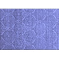 thumbnail image 1 of Ahgly Company Indoor Rectangle Abstract Blue Modern Area Rugs, 3' x 5', 1 of 4
