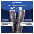 thumbnail image 4 of Type 304 Stainless Steel Fully Threaded Rod, 3/4" -10 Thread Size, 36" Length Right Hand Threads, 4 of 6