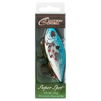 Cotton Cordell Super Spot Lipless Crankbait 3" Wounded Blue Black Back 1/2 oz.