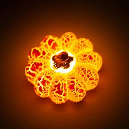 Taicans Glass LED Pumpkins Light with Timer for Halloween Pumpkin Decorations Fall and Thanksgiving Decor