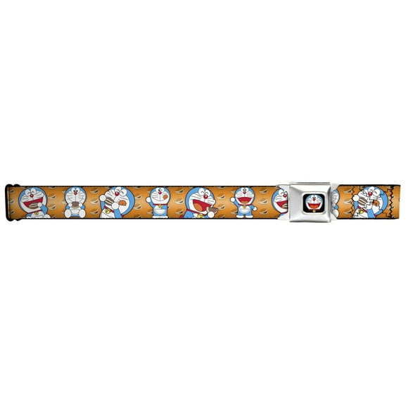Seatbelt Belt - Doraemon - Adj 24-38" Mesh New sbb-doa-wdo004