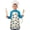 Tractor and Stars, variant on Tractor and Stars White Pattern Teens Aprons, Adjustable Neck Strap, Toddler & Teens Aprons for Cooking & Baking, 19x23.6 Inches
