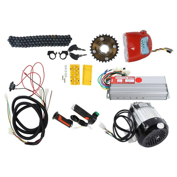 Motor Conversion Kit, Brushless Motor Kit Stable Speed Heat Dissipation For Electric Bicycle For Electric Tricycle For Rickshaw