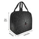 thumbnail image 3 of Easygdp Black Spider On Web Bolsa Térmica Premium - Tela Oxford Impermeable, Gran Capacidad, Bolsillo Frontal, Unisex para Trabajo, Escuela, Actividades al Aire Libre y Picnics, 3 of 8