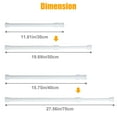 Spring Tension Curtain Rod, EEEkit 11.8"27.6" Spring Tension Rods