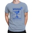 thumbnail image 2 of Mykonos Mastiha Cocktail Design Men's T-shirt, 2 of 3