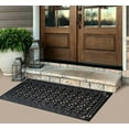 thumbnail image 3 of A1HC Heavy Duty Rubber Grill Doormat 30"x60", Black Estate, Scrapes Dirt & Grime, Indoor Outdoor Front Door Mat for Entry & Patio, 3 of 7