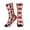 1 Black, variant on Athletic Socks America Canadian British Flag Sport Running Calf Socks Crew Socks for Men Women