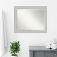 thumbnail image 2 of Amanti Art Beveled Wood Bathroom Wall Mirror - Shiplap White Frame Shiplap White Outer Size: 32 x 26 in, 2 of 5