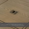thumbnail image 2 of Grand Patio Propane Fire Pit Table Square - Smokeless, All-Weather, Stainless Steel - 29 In, Yellow, 2 of 9
