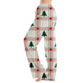 thumbnail image 2 of Lumtrix Christmas Pajama Pants For Women Soft Comfy Pants Sleep Bottom Cute Funny Plaid Graphci Pajamas Bottoms Pink XL, 2 of 6