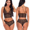 thumbnail image 2 of Mujer Europea Y Americana Ropa Interior Sin Anillos De Acero Sexy V Profundo Encaje Anti-Aplastamiento Sujetadores Reunión Y Concentración Hermosa Espalda XZXJ, 2 of 5
