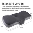 thumbnail image 6 of Ergonomic Memory Foam Cervical Neck Support Pillow - Butterfly Shape for Comfortable Sleep, 6 of 7