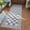 Light Gray, variant on Garvee 9'x12' Checkered Area Rugs Modern Geometric Rug, Washable Non-Slip Low Pile Indoor Carpet for Living Room Bedroom Dining Room, Blue