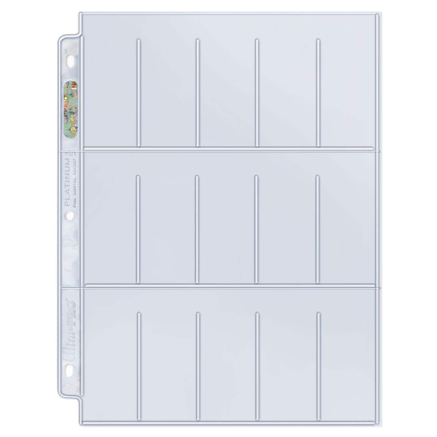 Ultra Pro 15-Pocket Pages - 215D (100ct)
