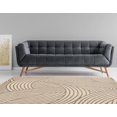 thumbnail image 4 of Capri Binya Bone & Light Grey 4' 3" x 7' 3" Area Rug, 4 of 6