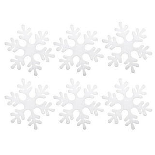 Garneck 3Pcs Foam Christmas Snowflakes craft snowflakes polystyrene  snowflake craft foam block snowflake confetti foam snowflakes white decor  bling