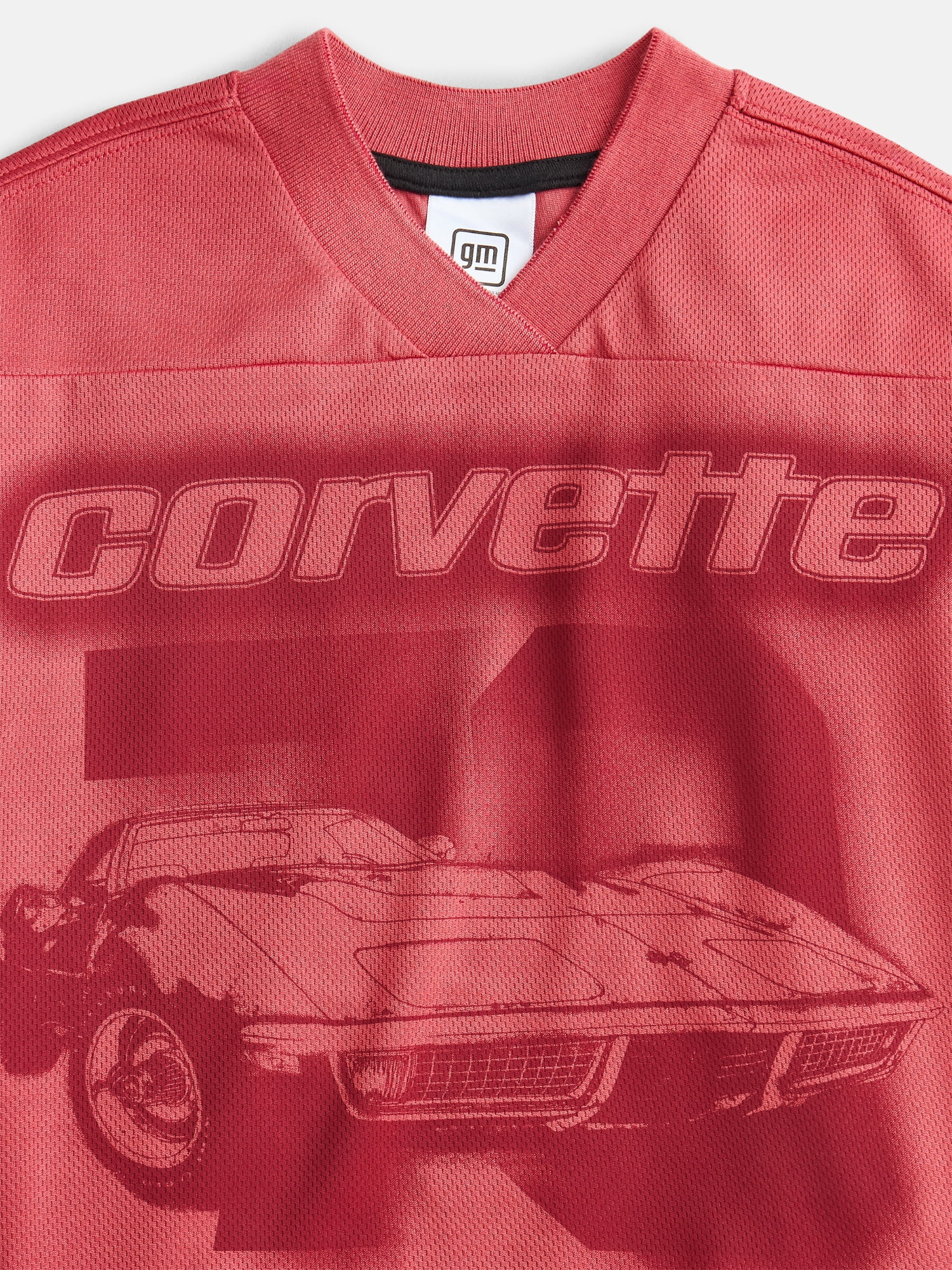 Chevy Corvette Toddler Boys V Neck Graphic Jersey with Short Sleeves, Sizes 12M-5T