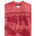 thumbnail image 2 of Chevy Corvette Toddler Boys V Neck Graphic Jersey with Short Sleeves, Sizes 12M-5T, 2 of 5