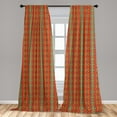 thumbnail image 5 of Ambesonne Boho Curtains, Retro Inspirations, Pair of 28"x84", Multicolor, 5 of 5