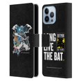 thumbnail image 1 of Head Case Designs Officially Licensed Batman DC Comics 80th Anniversary Ripped Paper Logo Leather Book Wallet Case Cover Compatible with Apple iPhone 13 Pro Max, 1 of 6