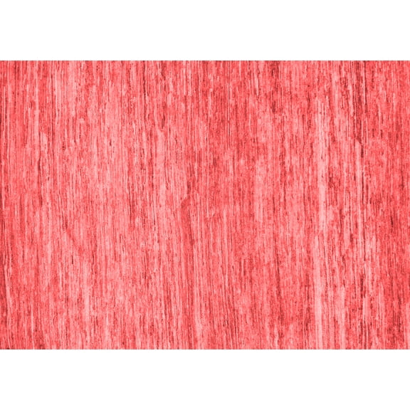 Ahgly Company Machine Washable Indoor Rectangle Abstract Red Modern Area Rugs, 5' x 7'