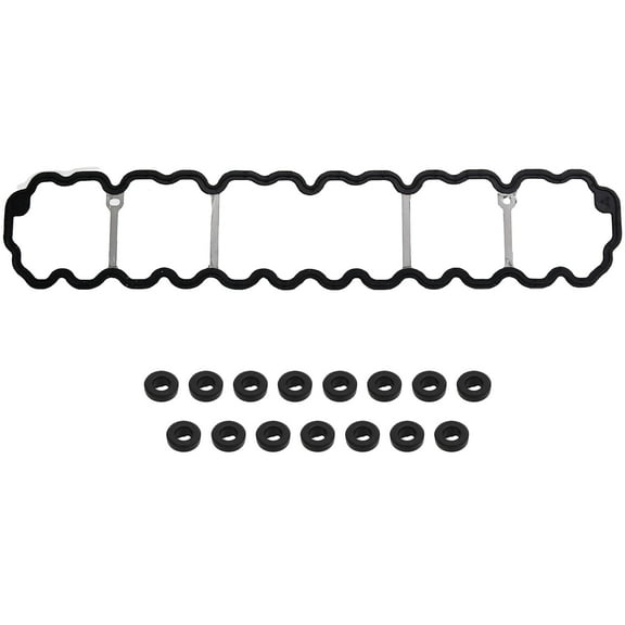 Anxingo VS50458R Valve Cover Gasket, Replacement for Jeep Cherokee 1996-2001, Grand Cherokee 1996-2001, TJ Wrangler 1997-2006 4.0L L6