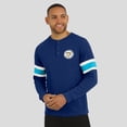 thumbnail image 6 of Men's Darius Rucker Collection by Fanatics Navy Pittsburgh Penguins Waffle-Knit Raglan Long Sleeve Henley T-Shirt, 6 of 6