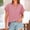 Pink, variant on ECZHAW Womens Tops ,Womens Summer Tops V Neck Short Sleeve Tshirt Loose Flowy Tunics Solid Color Dressy Casual Blouse Shirts