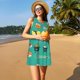 thumbnail image 3 of Fotbe Cute Sushi Vestido de Verano sin Mangas para Mujer – Vestido Midi Línea A, Estilo Camiseta Floral, Vestido Playero Casual y Fluido, 3 of 7