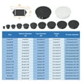 thumbnail image 5 of Uxcell Plastic Hole Plugs, Flush Type Round Plug Snap in Hole Panel Tube Kitchen Cabinet Furniture Fencing Post Pipe Insert 80 10 mm/3/8", 5 of 7