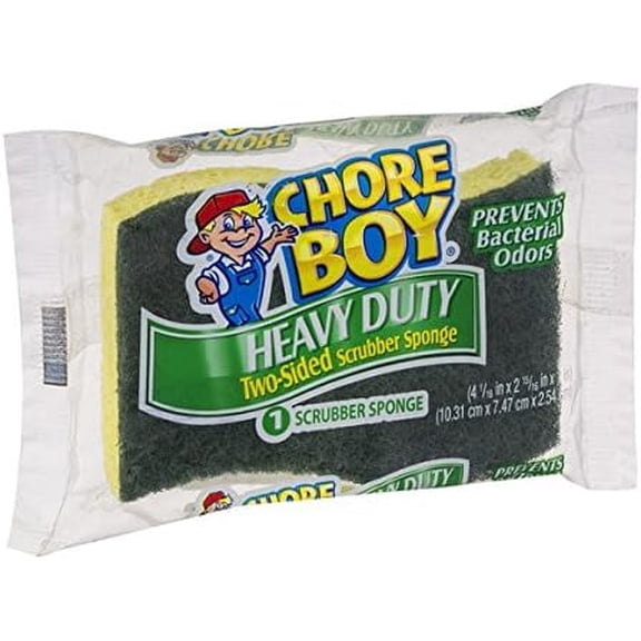 Chore Boy Heavy Duty Two-Sided Scrubber Sponge (3 Pack)