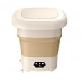 thumbnail image 1 of DOLITY Foldable Mini Washing Machine Portable Washing Machine 9L Easy to Carry Small Khaki, 1 of 9