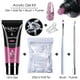 thumbnail image 2 of Juego de Gel de extensión polivinílico, 5/2 Uds., kit de gel acrílico, Color de camuflaje transparente, forma de punta de uñas, Gel UV de cristal, cepillo para rebanadas, herramientas para decoración de uñas Tan Jianjun unisex, 2 of 2