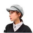 thumbnail image 5 of iHPH7 Painters Cap French Hat Painter Hat Wool Hat Women Hat, Gray One Size, 5 of 9