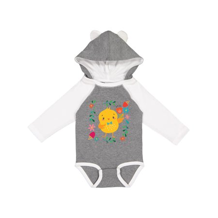 

Inktastic Easter Chick Girls Outfit Gift Baby Girl Long Sleeve Bodysuit