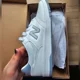 thumbnail image 5 of New Balance 425 Skate Sneaker 6.5 White Leather Light Blue Lace Up Low Top Shoes, 5 of 6