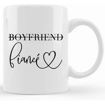Personalized Engagement Gift For Him Fiance Mug Gift For Boyfriend Boyfriend Fiance Husband, Ceramic Novelty Coffee Mug, Tea Cup, Gift Present For Birthday, Christmas Thanksgiving Festival, 11oz Or 1