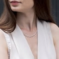thumbnail image 5 of Miabella Collier à Double Rang avec Perles Multicolores en Argent Sterling, 5 of 5