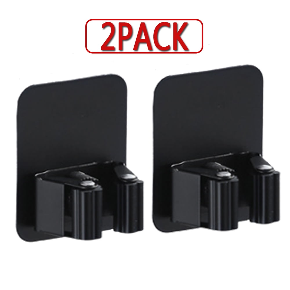 2 Pack Broom Holder Wall Mount,Super AntiSlip Mop and Broom Holder
