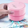 thumbnail image 4 of Dsseng PureCasaRotating Desktop Vacuum Cleaner for Desk Computer Keyboard  2-Speed Rechargeable Mini Tabletop Cleaning Machine Vacuum for Home School Office  Gift for Kids Dtudents  1PC, 4 of 9