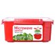 thumbnail image 1 of Vaporizador de microondas Sistema para cocinar alimentos y verduras con ventilación de liberación de vapor, 1 of 5