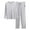 Grey, variant on FhsagQ Pajamas Pajamas for Men Pack Sleepwear White Male Loungewear Button Two Piece Set Long Sleeve Top and Long Pants Solid Color Set Men's Pajamas Sleepwear Cotton Blue XL