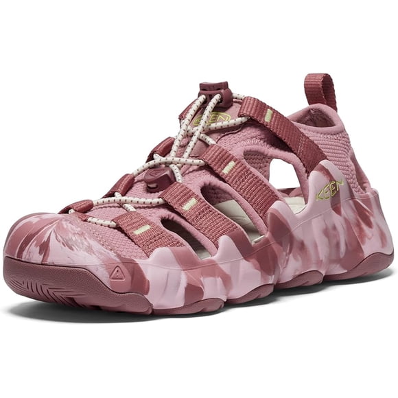 KEEN Sandales d'Eau à Bout Fermé Newport H2 Nostalgie Rose/Daiquiri Vert pour Femmes