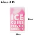 thumbnail image 2 of Cubitos de hielo reutilizables para bebidas, bebidas frías sin diluirlas, recongelables, lavables, fáciles de usar MFZFUKR BST3008884-1, 2 of 6