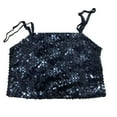 thumbnail image 4 of MuXiKeJi Clothes Girls Sparkling Adjustable Sequin Crop Top with Elastic Band for Festive Wear, 4 of 4
