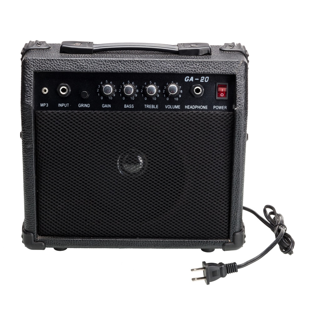 Electric Guitar with Guitar Bag, Strap, Guitar Amplifier, Power Wire, Tool, Plectrum and Tremolo Bar