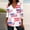 A70 White, variant on Xdegoge Patriotic Shirts for Women 4th Of July Tops USA American Flag Heart Stars and Stripes V Neck Three Quarter Sleeve Casual Lightweight Summer Independence Day Graphic Tees