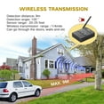 thumbnail image 3 of HOSMART 1/2 Mile Hosmart Rechargable Driveway Alarm Wireless Sensor System & Driveway Sensor Alert System, 3 of 4