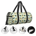 thumbnail image 3 of KLL Cartoon Turtles Duffle Bag For Men Women Sport Gym Fitness Tote Travel Training Workout Basketball Football Weekender, 3 of 6